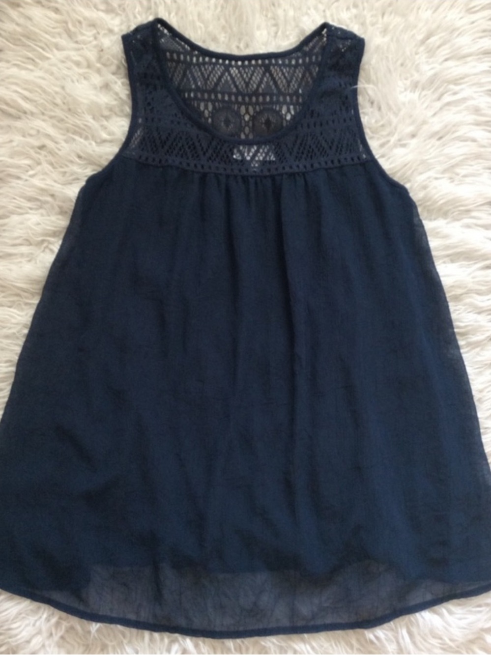 Liz Lange Maternity Crochet Tank Top